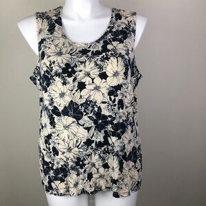 Citiknits Floral Sleeveless Top